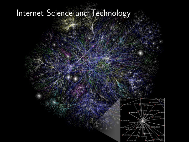 internet science and technology internet science and