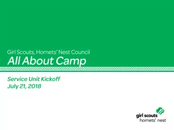 Our 3 Properties  Oak Springs  a) Troops- rent 3 months out  b)