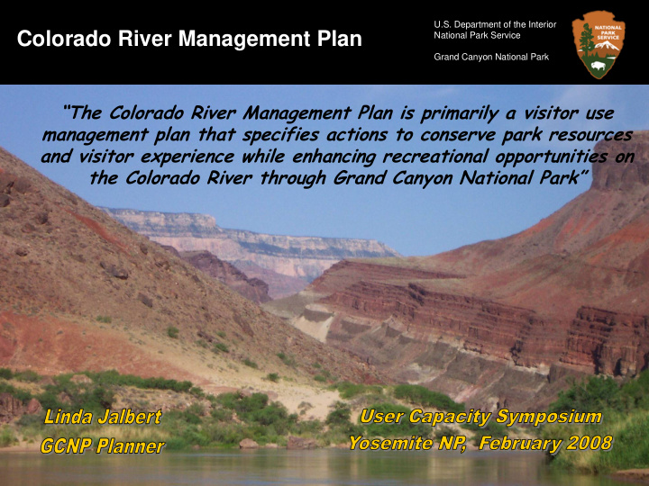 colorado river management plan