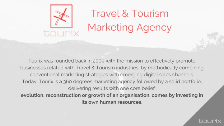 travel tourism marketing agency