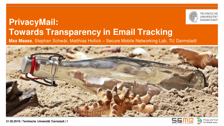privacymail towards transparency in email tracking
