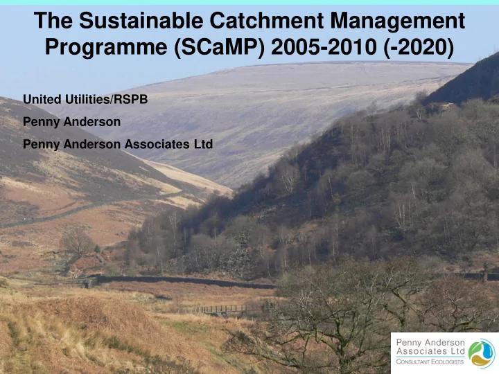 united utilities rspb penny anderson penny anderson