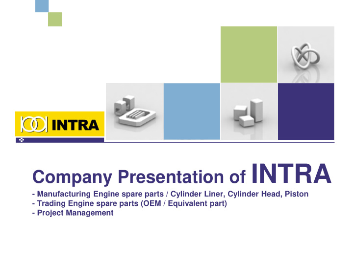 company presentation of intra