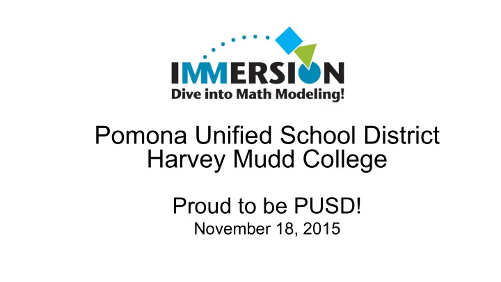 pomona unified school district