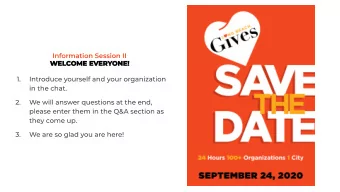 PLANNING  COMMITTEE Julie Meenan , Executive Director  Josephine S. Gumbiner Foundation Michelle