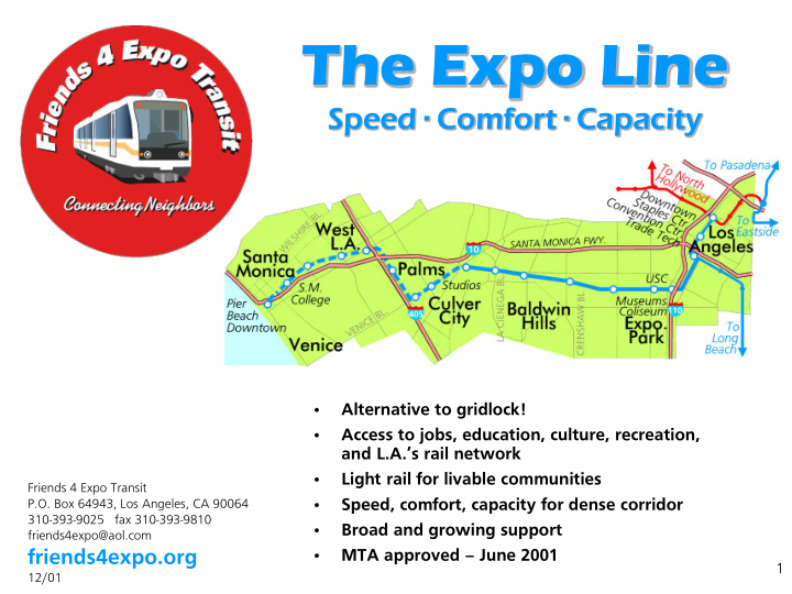 the expo line