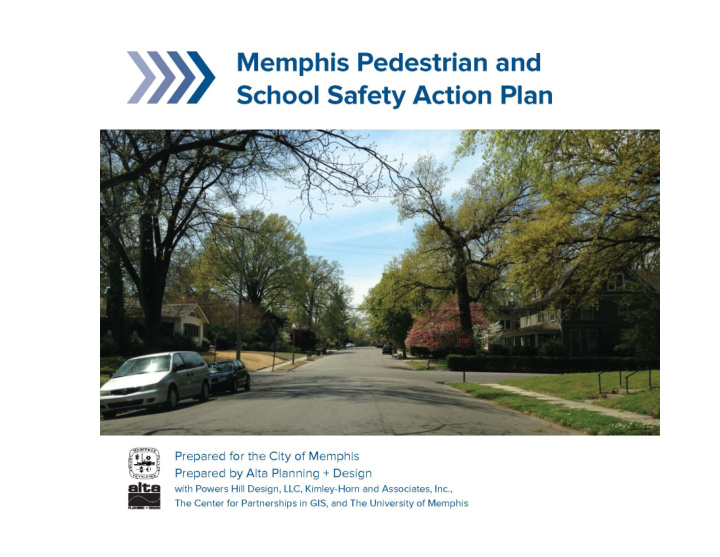 memphis pedestrian school safety action plan