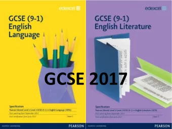 GCSE 2017  Aims of this evening  To know the format of the exams that  students will be sitting