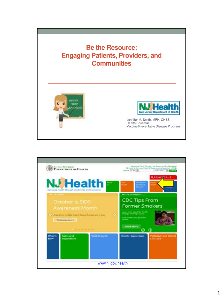 be the resource engaging patients providers and