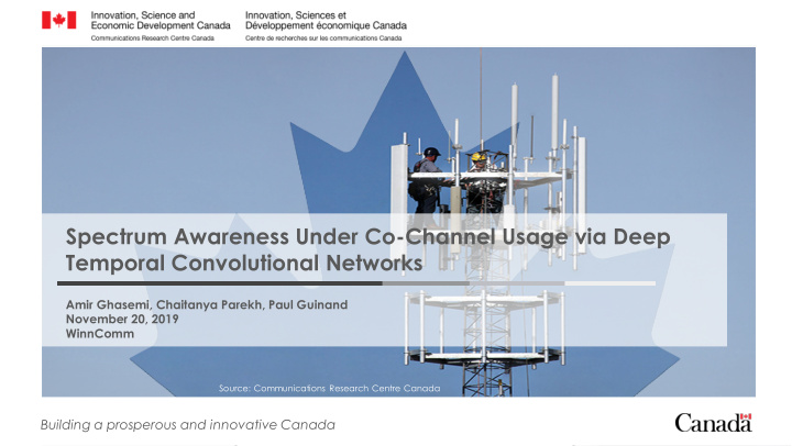 spectrum awareness under co channel usage via deep