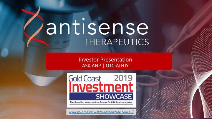 investor presentation