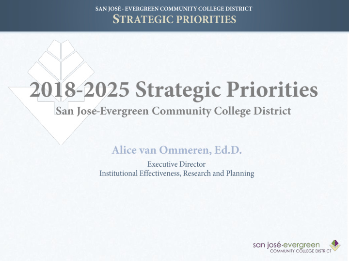 the san jos evergreen community college district will