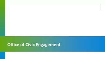 1  v a l l e y w a t e r. o r g  Office of Civic Engagement  2  Office of Civic  Engagement  Water