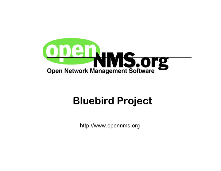 bluebird project