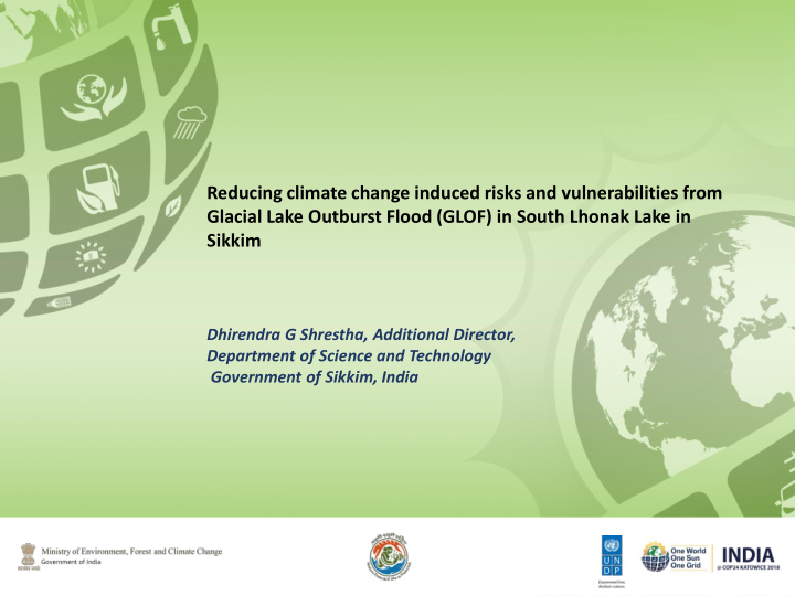 reducing climate change induced risks and vulnerabilities