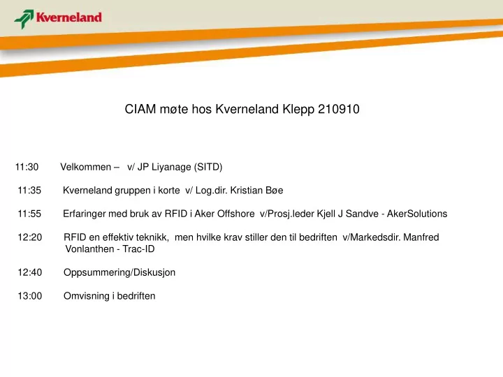 ciam m te hos kverneland klepp 210910