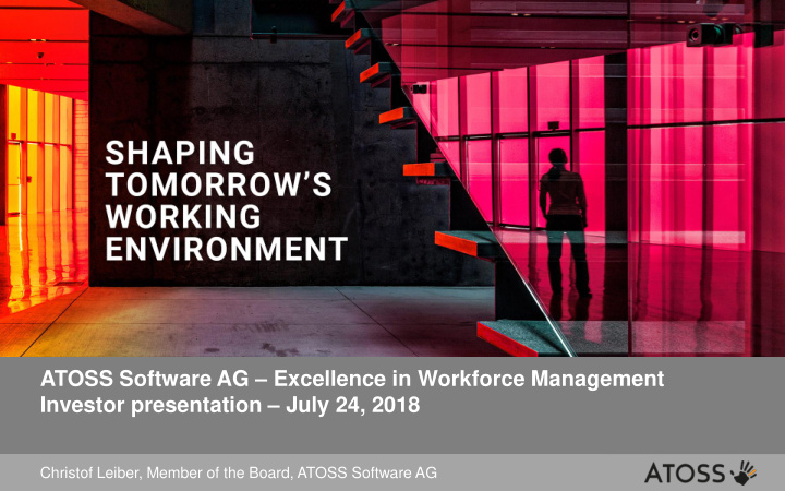atoss software ag excellence in workforce management