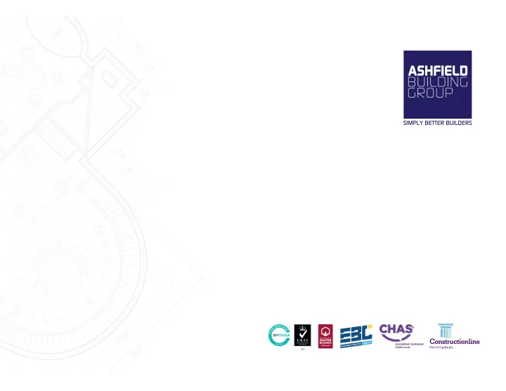 ashfjeld building group is a yorkshire based leader in