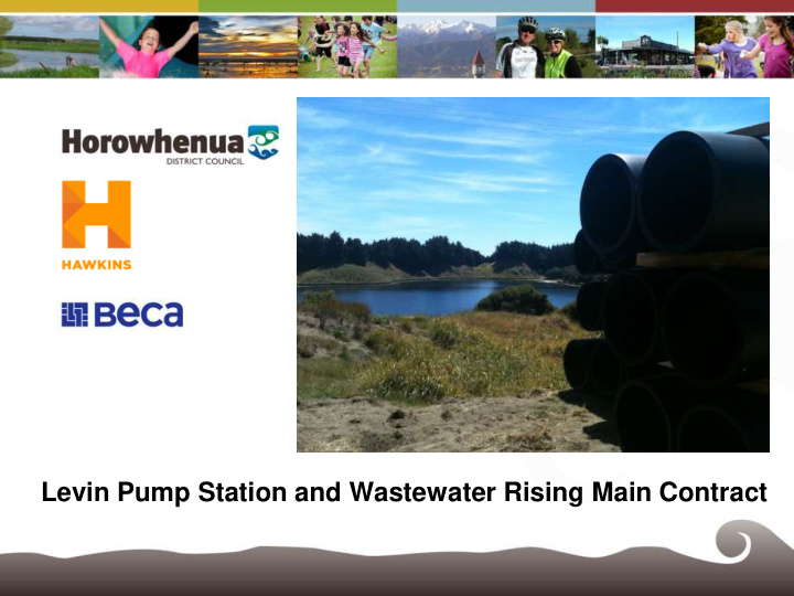 levin pump station and wastewater rising main contract