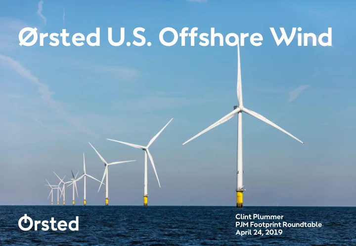 rsted u s offshore wind