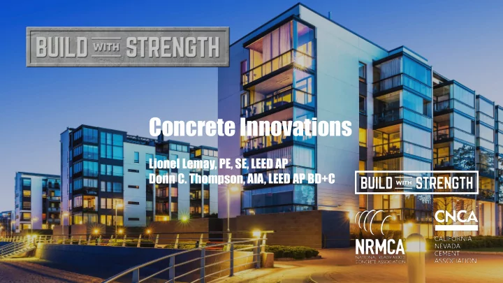 concrete innovations