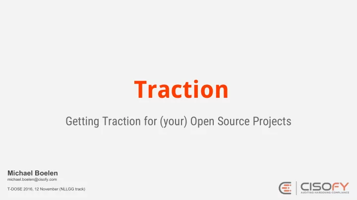 traction