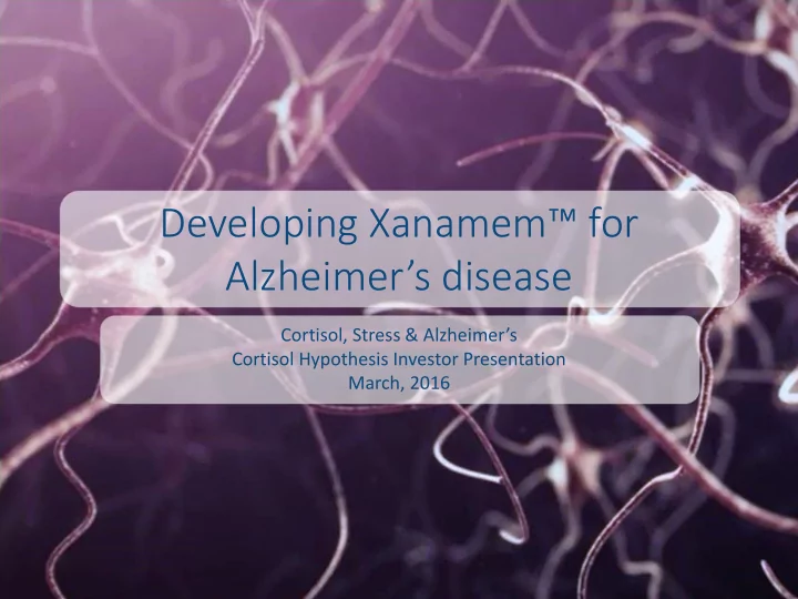 alzheimer s disease