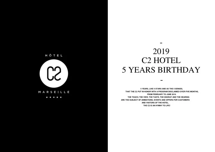 2019 c2 hotel