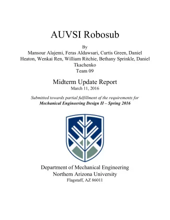 1) Introduction  1.1) Overview  1.2) Competition Constraints  1.3) Competition Objectives  2)