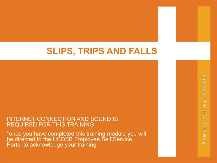 slips trips and falls