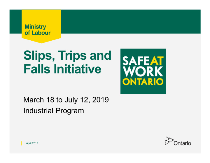 slips trips and falls initiative