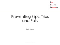 preventing slips trips and falls