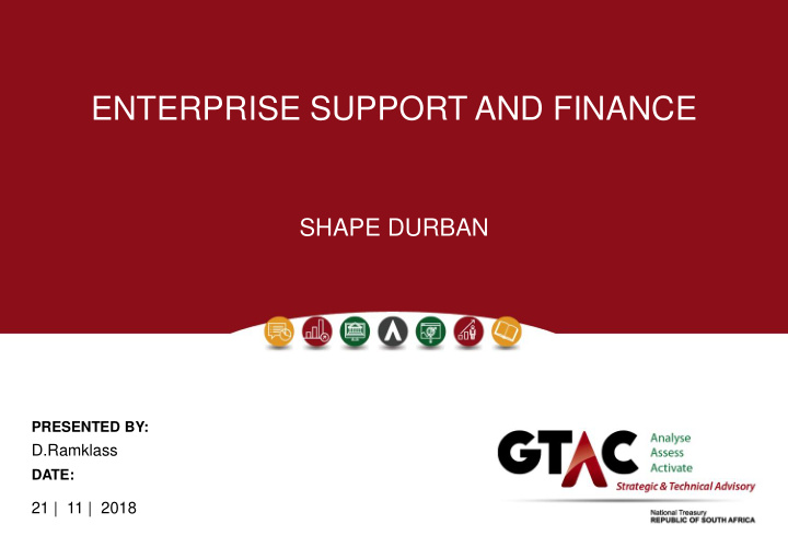 enterprise support and finance