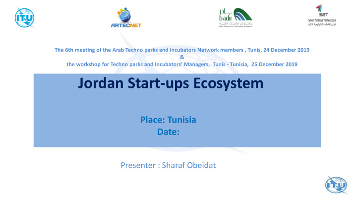 jordan start ups ecosystem