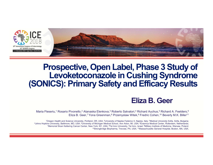prospective open label phase 3 study of levoketoconazole