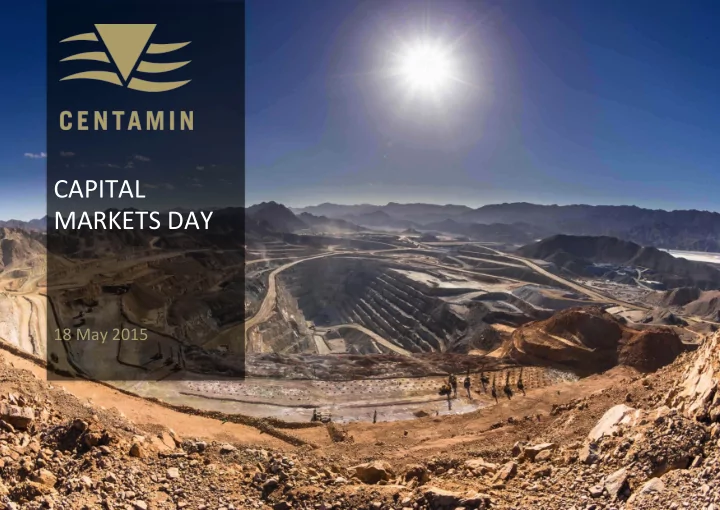 capital markets day