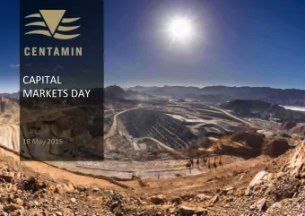 CAPITAL    MARKETS  DAY    18  May  2015    2    Capital  Markets  Day: