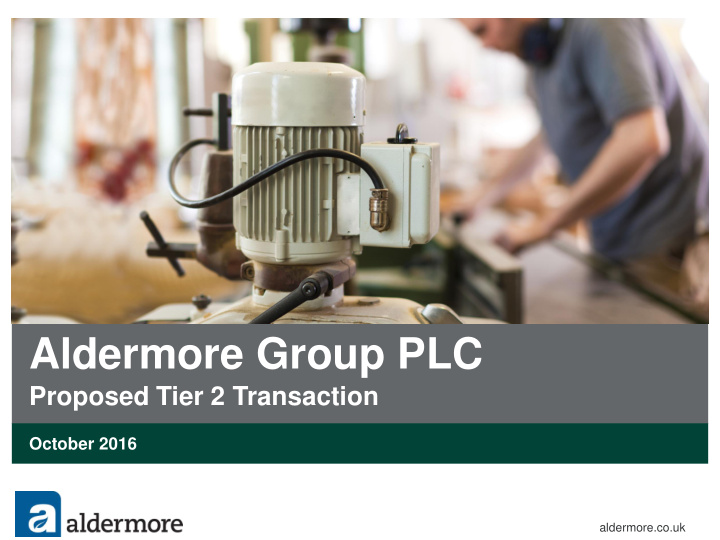 aldermore group plc