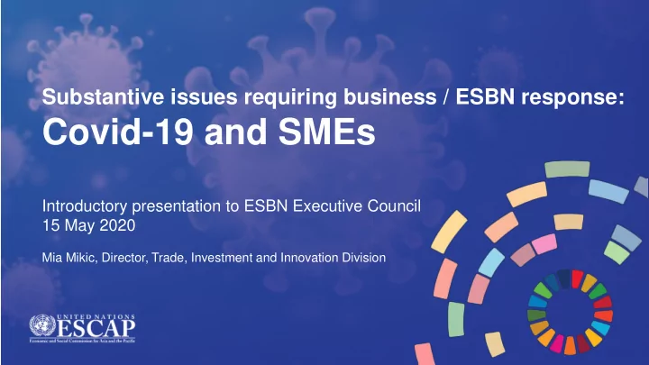 covid 19 and smes