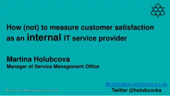 My fascination with Customer Satisfaction started here  A real-life Hospital experience  The