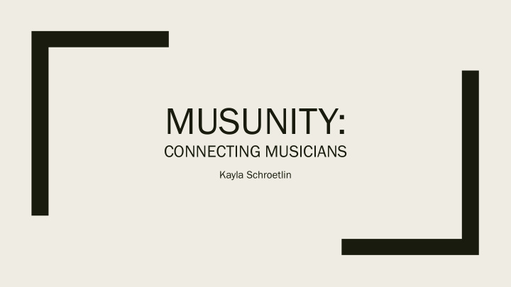 musunity