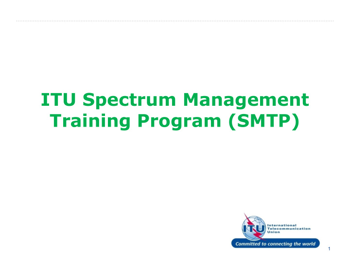 training program smtp