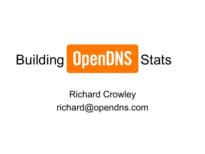 building stats