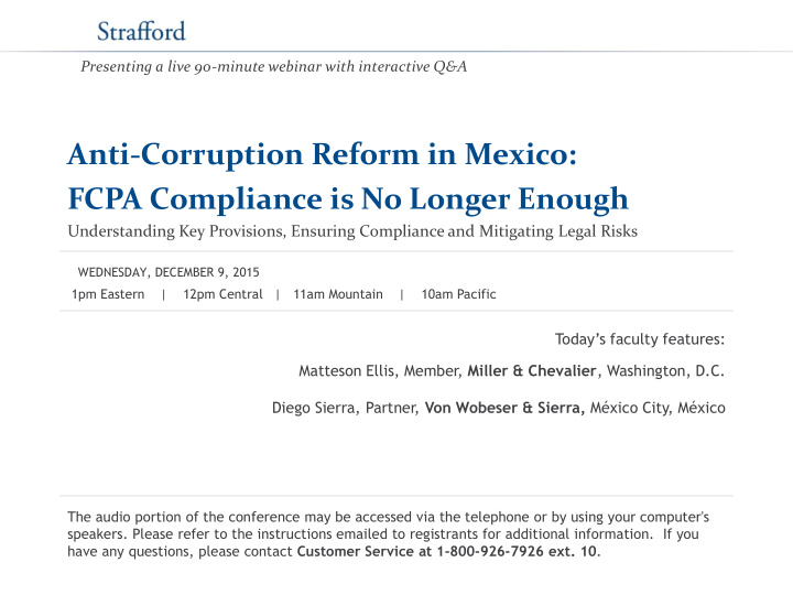 fcpa compliance is no longer enough