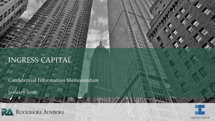 ingress capital