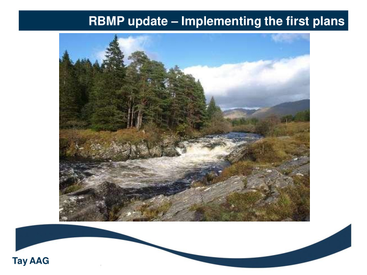 rbmp update implementing the first plans