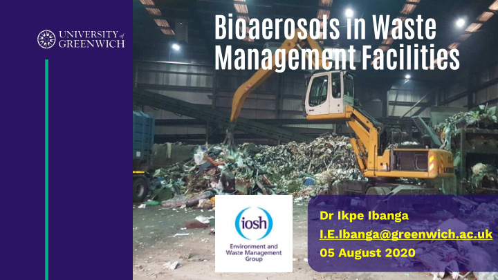 bioaerosols in waste management facilities