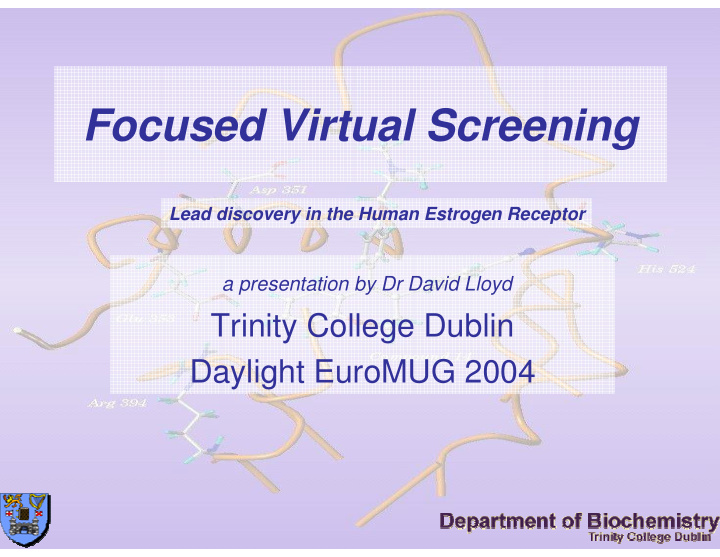 focused virtual screening