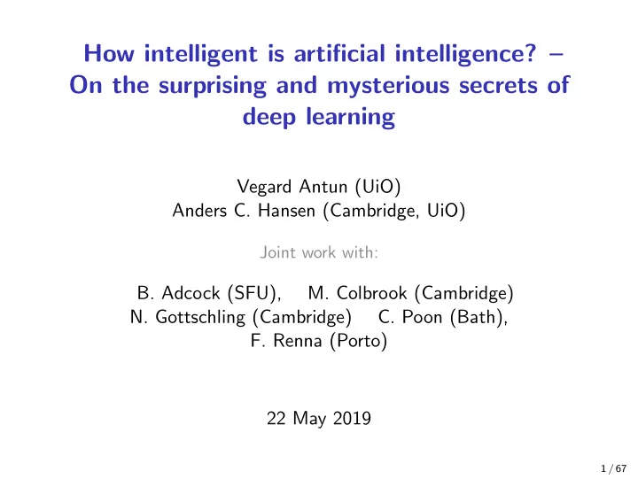 how intelligent is artificial intelligence on the