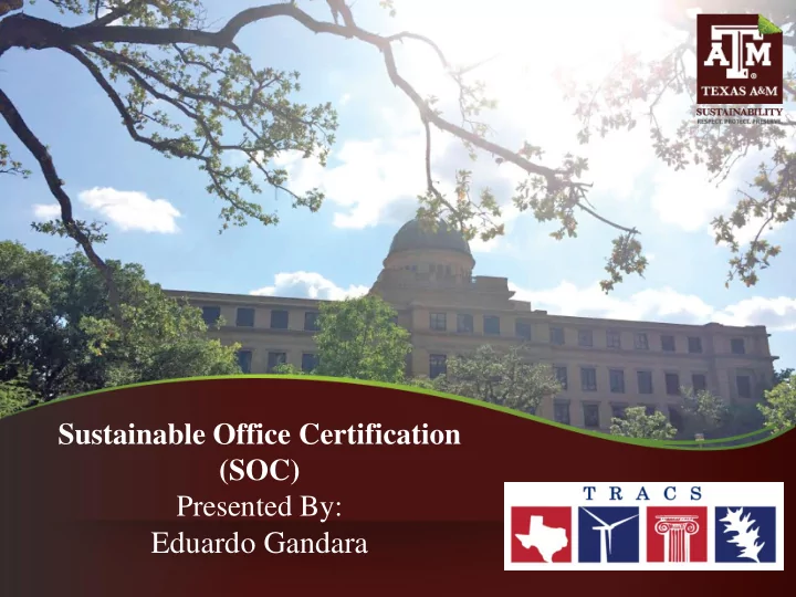eduardo gandara learning outcomes